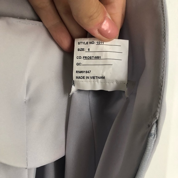 Frost colored bridesmaid dress - Picture 4 of 4